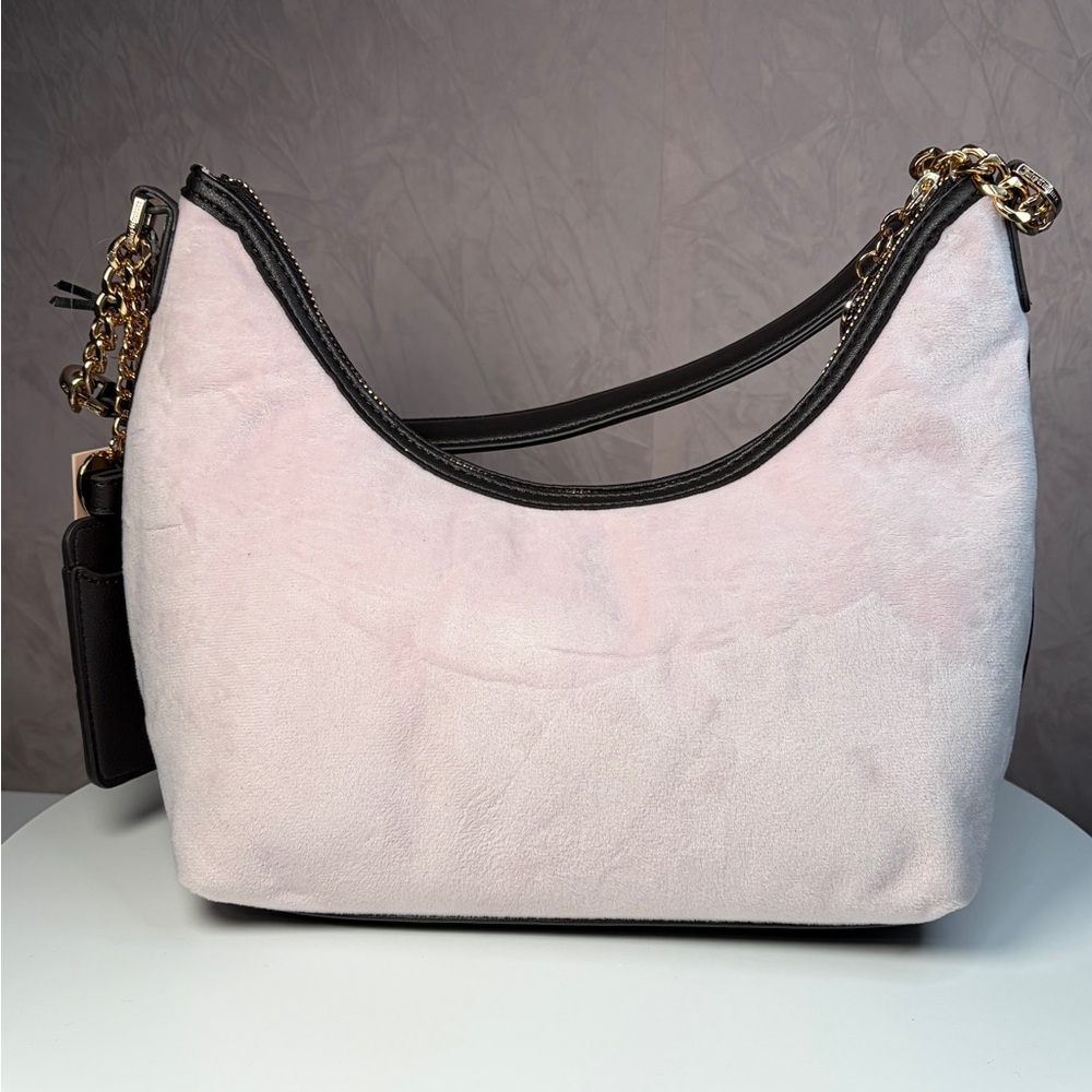 Juicy Couture Classic Scottie Dogs Hobo Pink Shoulder Bag - Picture 9 of 14